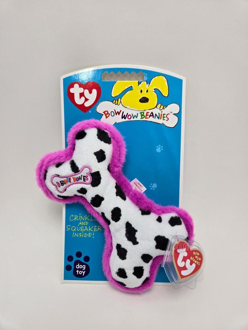 Ty Bow Wow Beanie Bone the Purple Cow Bone (5 inch)
